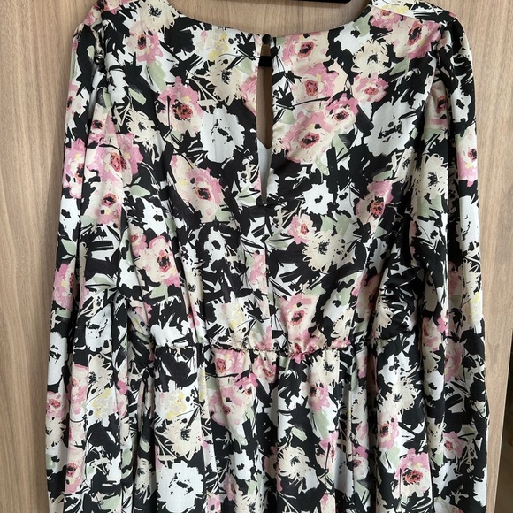 New Torrid 3 Mini Bubble Charmeuse Floral Babydoll Dress 14-16 1x lined silky - Picture 13 of 15